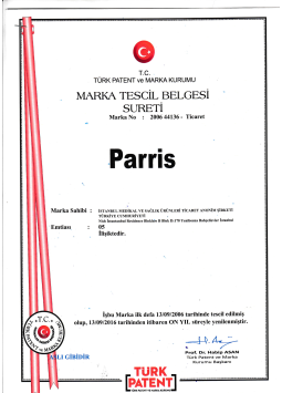 Certificate of Brand Incorparation